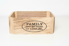 SET x3 CAJAS "FAMILY" DE MADERA DECO - comprar online