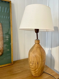Lámpara de mesa Botellón de madera - tienda online