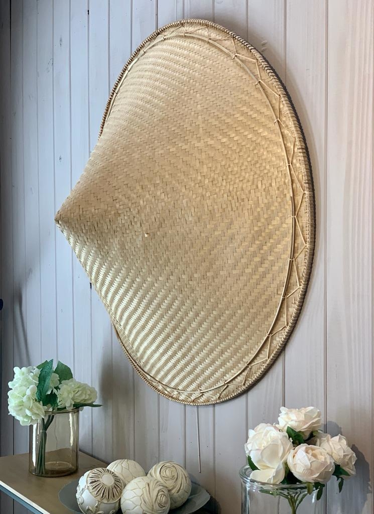 Sombrero chino de fibra natural - Johann Home & Deco
