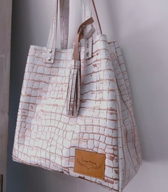 TOTE BAG CROCO BLANCO en internet