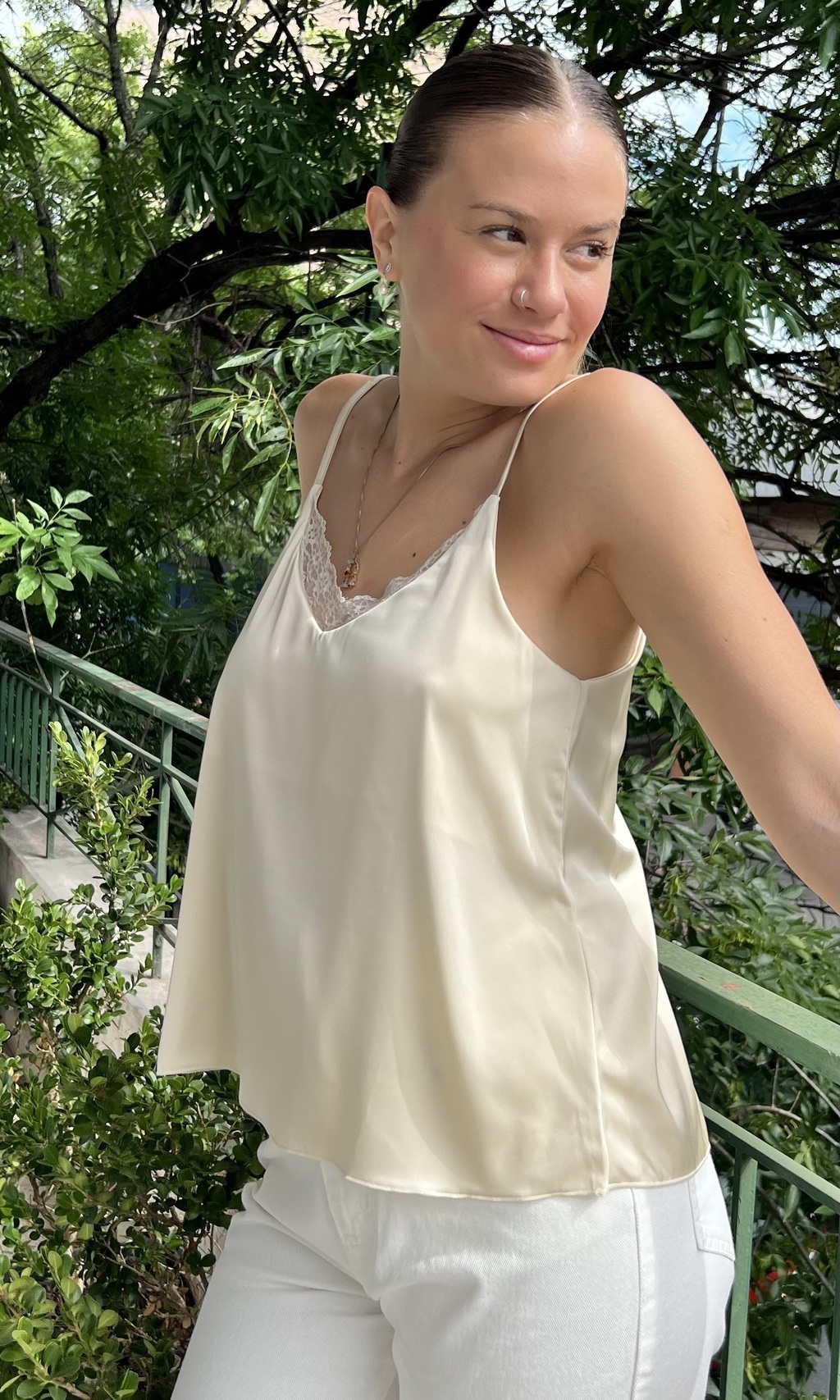 Camisa lencera blanca sale