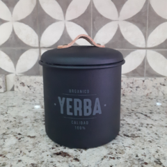 Tarro "Yerba" 1/2 KILO (blanco/negro) - comprar online