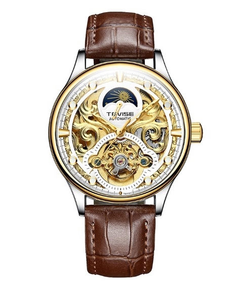 RELOJ TEVISE T820D HOMBRE AUTOMATICO GOLDEN STORE