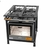 Fogão 4 Bocas com Forno Tampa de Vidro Industrial 30X30 BP 2QS 2QD - Itajobi - comprar online