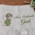 Toalha de Batizado personalizada bordada anjinho verde - comprar online