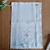 Toalha de batizado bordada em cambraia de linho personalizada anjinho na internet