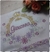 Fralda passeio personalizada princesa flores lilás na internet