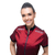 Jaleco Feminino Premium Marsala e Preto - loja online