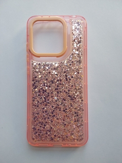 Xiaomi 12c Funda Reforzada diseños Glitter Rosa