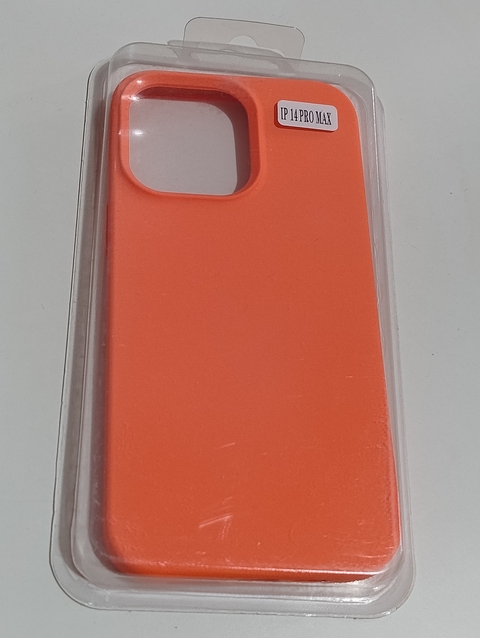 iPhone 14 Pro max Funda silicone case Salmon