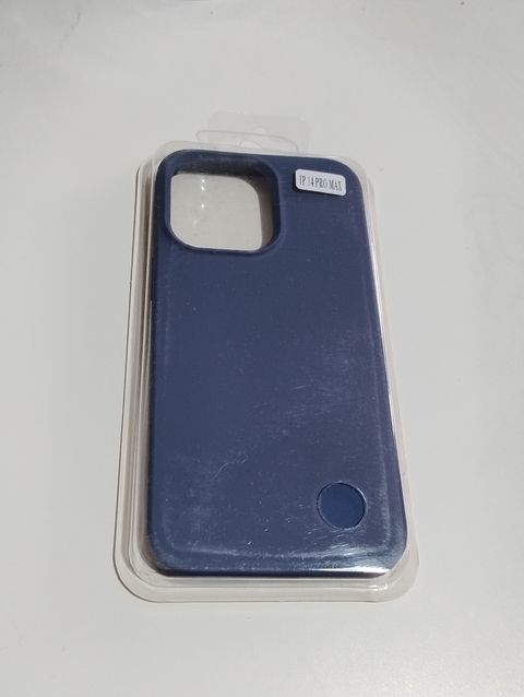 iPhone 14 Pro Max Funda silicone case Azul