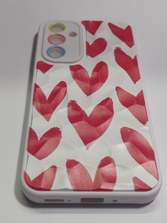 Sams A34 Funda Reforzada diseños corazones - comprar online