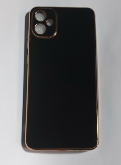 Sams A05 funda Tpu Silicona borde Dorado Negra - comprar online