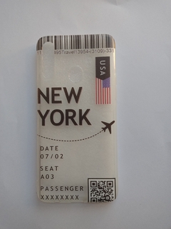 Sams A20s Funda Tpu Silicona Diseños Transparente New York