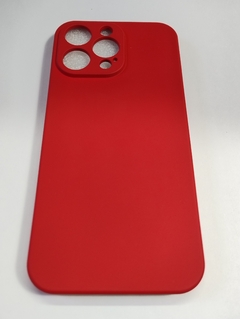 iPhone 14 Pro Max Funda silicone case Roja Nacional - Tecnostreet785