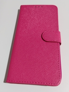 Sams J8 Funda Libro Book Cover Fucsia = J8 2018