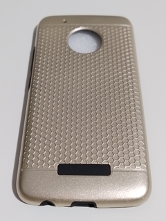 Moto G5 Plus Funda Reforzada diseños Panal Dorada - comprar online