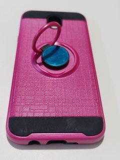 Sams J7 2017 = j7 pro Funda Reforzada diseños con soporte RING Fucsia - comprar online