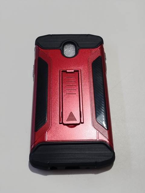 Sams J7 2017 = j7 pro Funda Reforzada diseños con soporte Pie Roja