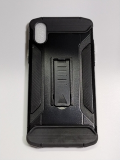 iPhone X = XS Funda reforzada Diseños con Soporte pie Negra - comprar online