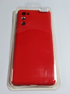 Sams S20 Fe Funda Silicone case Roja en blister