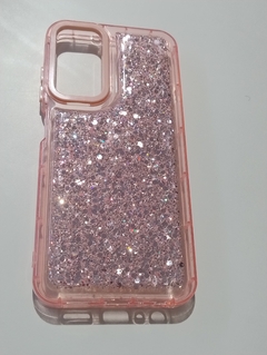 Sams A05s Funda Reforzada diseños Glitter Rosa