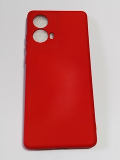 Moto G85 Funda Silicone Case Roja