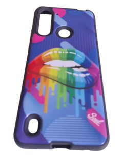 Motorola G8 Power lite Funda Rigida Varnish diseños Lips