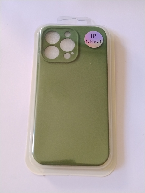 iPhone 13 Pro Funda silicone case Verde Oscuro