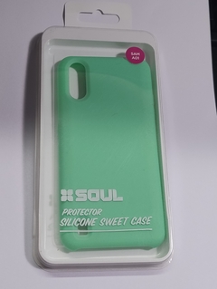 Sams A01 Funda Silicon Case Verde