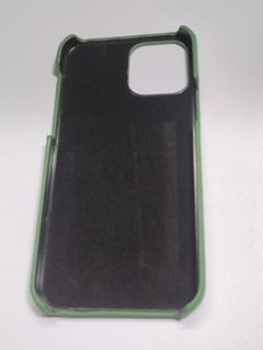 iPhone 12 = 12 Pro Funda Diseños Ecocuero con Tarjetero Verde - comprar online