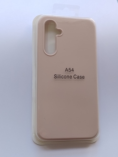 Sams A54 Funda Silicon Case Rosa Viejo