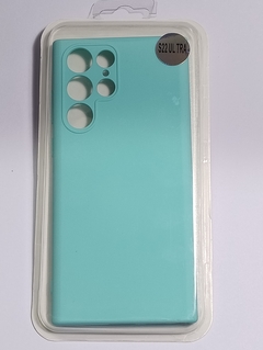 Sams S22 ultra Funda Silicon Case en Blister Aqua