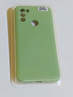 Moto G31 Funda Silicon Case Verde