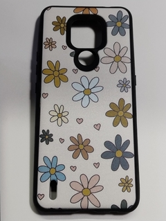 Moto E7 Funda Rigida Varnish Diseños Flores varias - tienda online