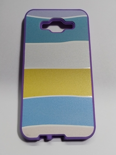 Sams J7 Neo Funda Rigida Diseños Varnish Arcoiris