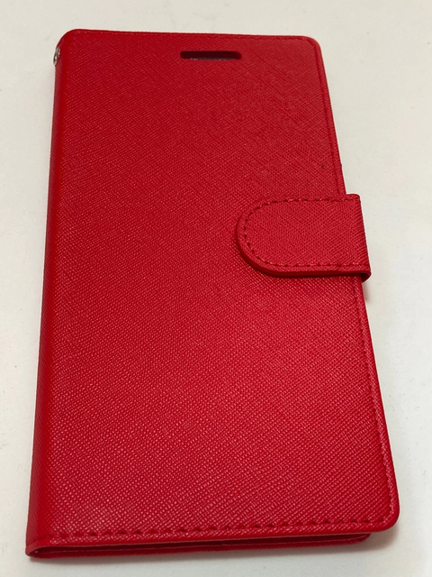 Moto Edge 40 Pro funda libro Con Tapa Roja