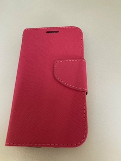 Sams A02 Funda Libro Flip Con Tapa fucsia