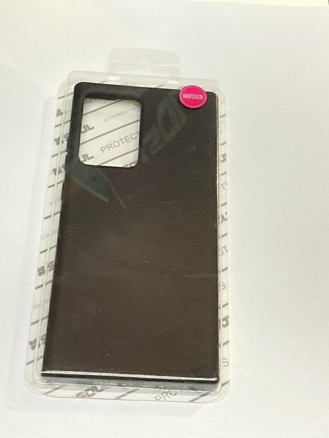 Sams Note 20 Ultra funda silicon case Negra