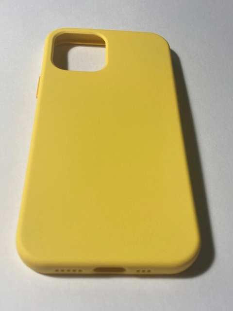 iPhone 12 Pro Funda silicona Soft Amarilla