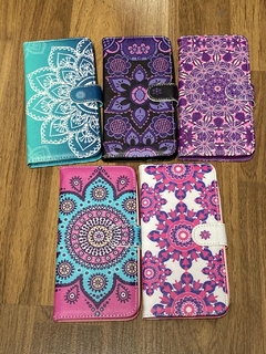 Moto E4 Plus Funda Libro Book Con tapa mandala Varios diseños