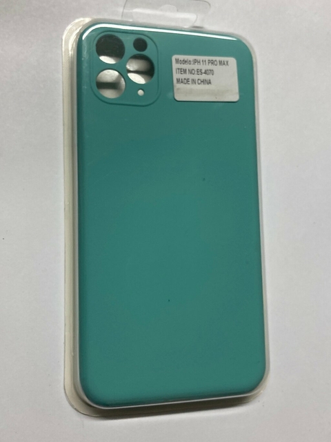 iPhone 11 Pro Max funda silicone case Aqua
