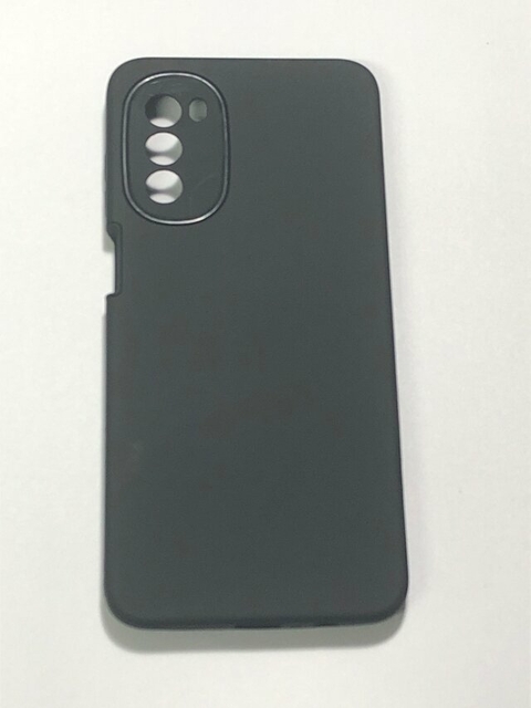 Moto G22 Funda Reforzada soft mate Negra con clado de camaras