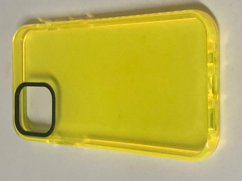 iPhone 12 - 12 Pro Funda Diseños Neon amarilla