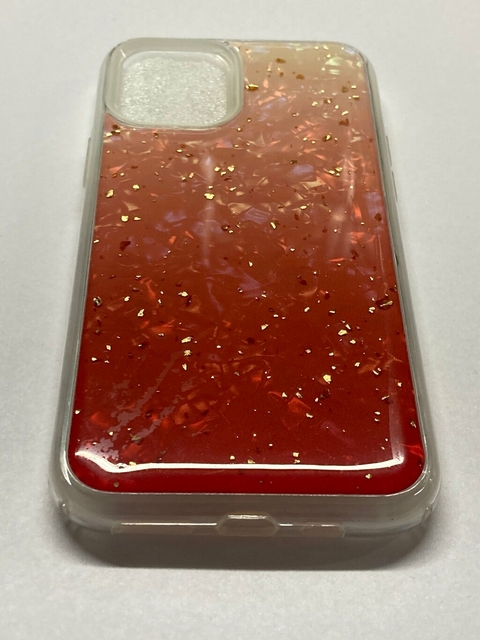 iPhone 11 Pro funda rigida diseños marmolada roja