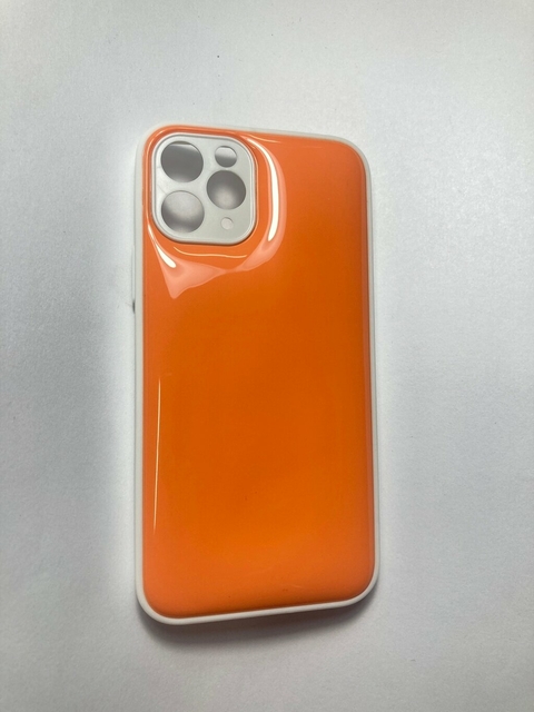 Iphone 11 Pro Funda Rigida slim Diseños colchon Naranja 5.8 pulgadas