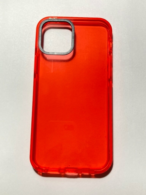 iPhone 12 - 12 Pro Funda Diseños Neon Roja