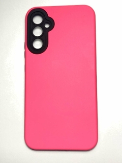 Sams a34 Funda Reforzada soft mate lisas Fucsia