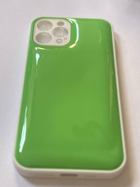 Iphone 12 Pro Max Funda Rigida slim Diseños colchon Verde