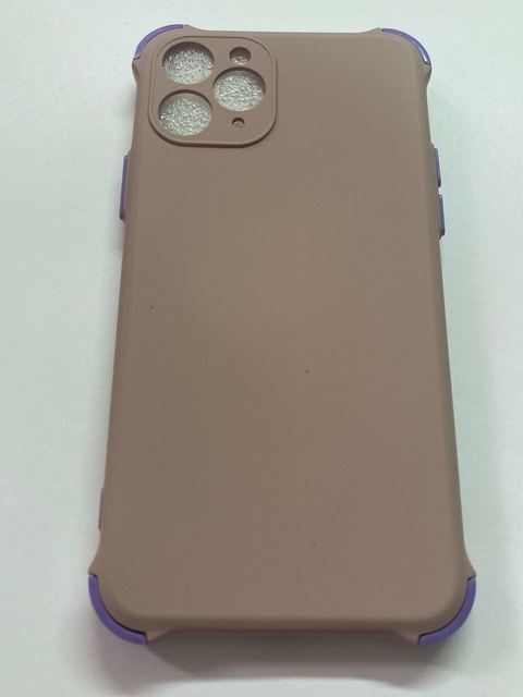 iPhone 11 pro funda antishock color con felpa interior Beige